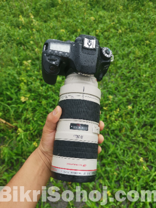 Dslr Canon 80D Camera + 70-200mm Zoom lens sell